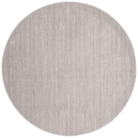 Safavieh 4 x 4 ft. Vision Power Loomed Round Area Rug, Silver VSN606G-4R